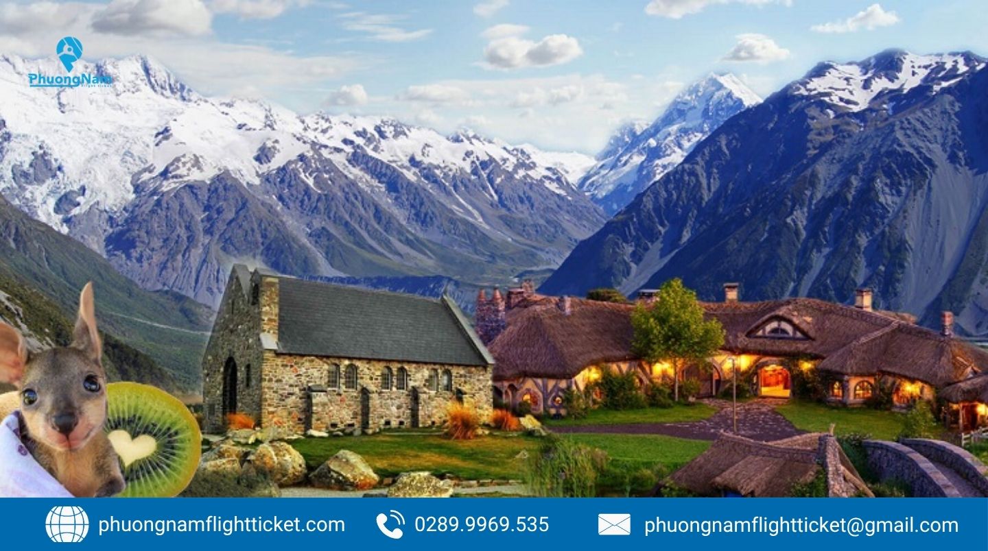 Đặt vé máy bay đi New Zealand giá rẻ